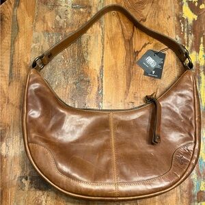 NWT Frye Melissa Cresent Hobo